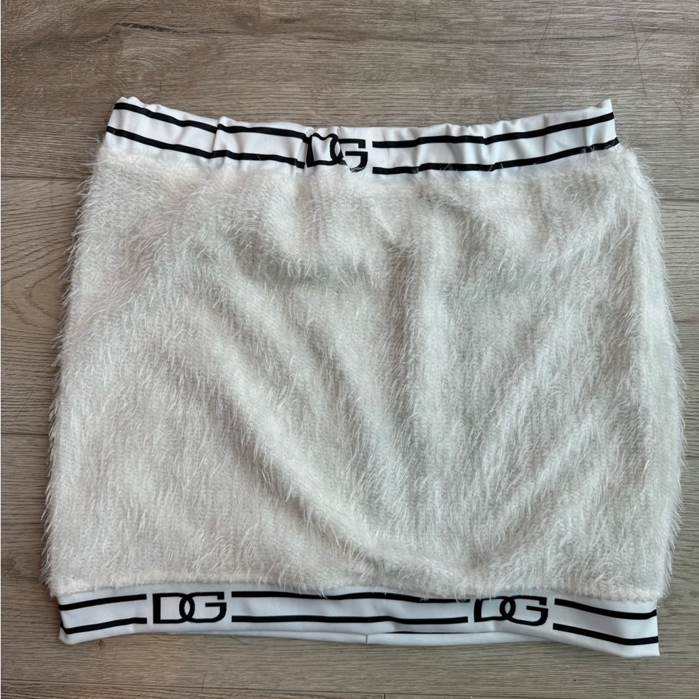 Faux fur skirt